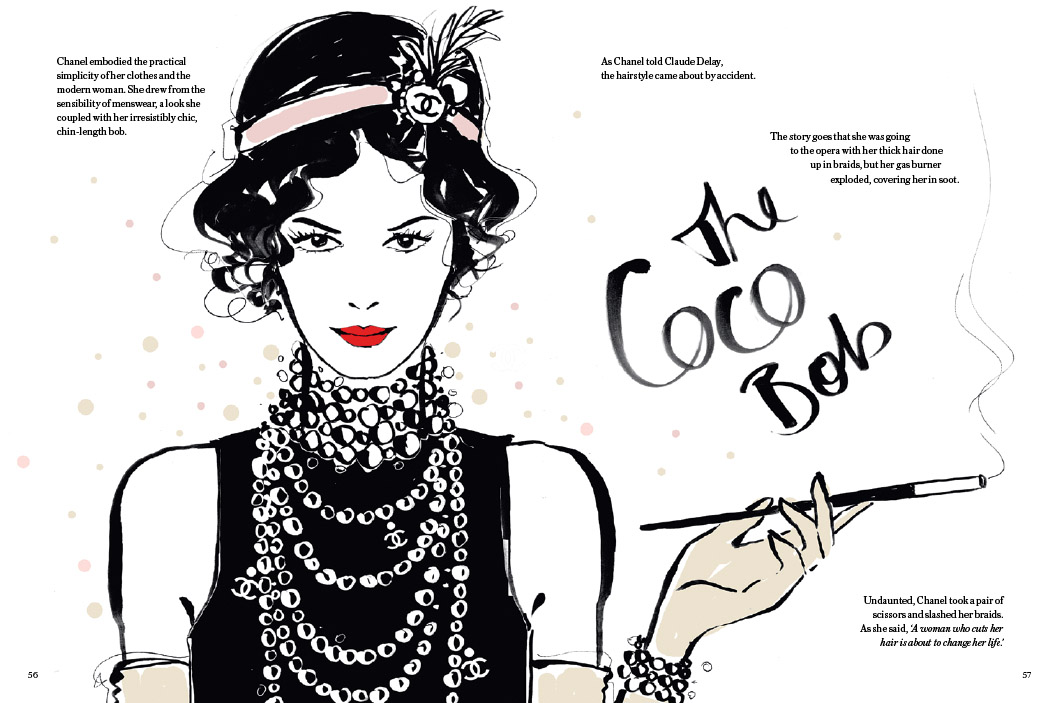 Megan Hess on Instagram: “Close up of my new print that comes with my new  book: COCO CHANEL - The Illustrated Wo…