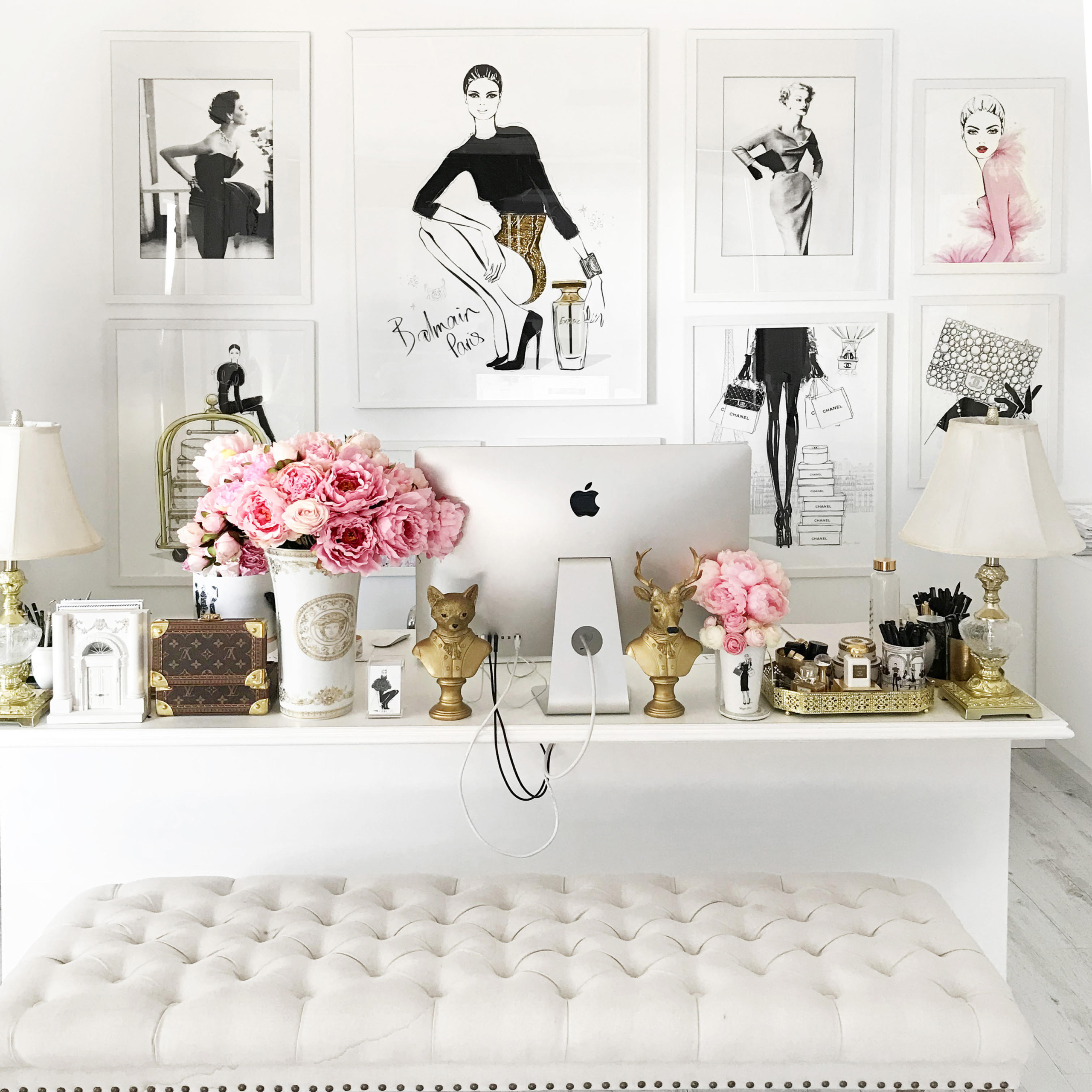 Louis Vuitton - Kerrie Hess Illustration  Home office decor, Home office  design, Office inspiration
