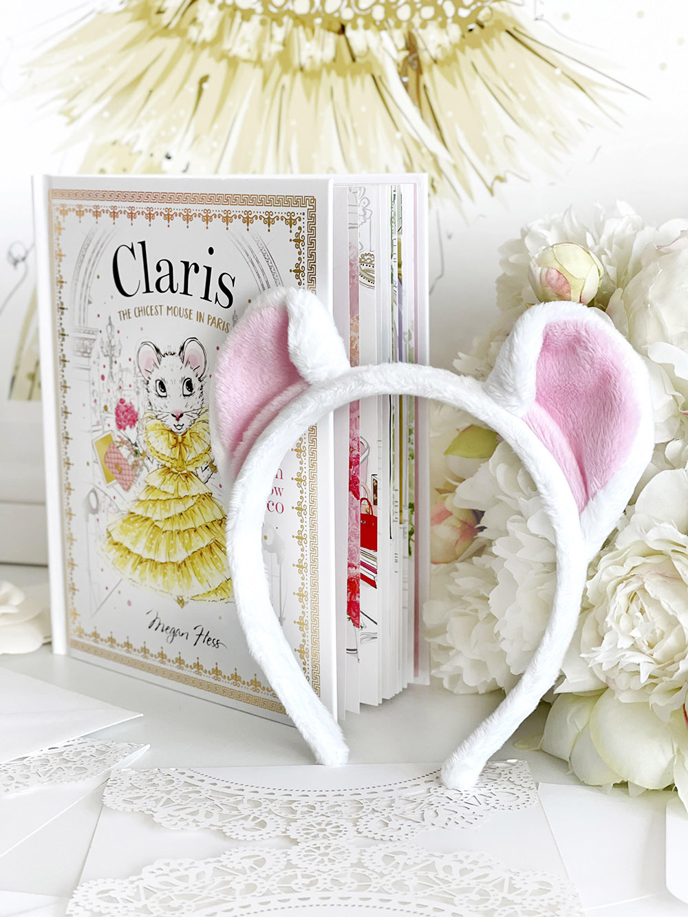 Claris Book & Headband Gift Set Megan Hess